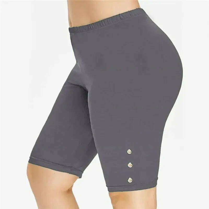 Ladies Biker Shorts – Stretch, Soft, Summer Sports Shorts - D&M Boutique