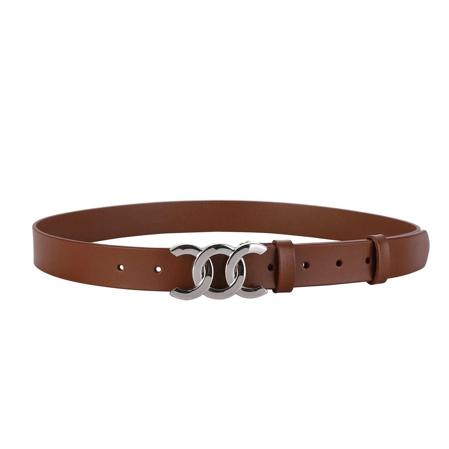Genuine Leather Decorative Thin Women's Belt