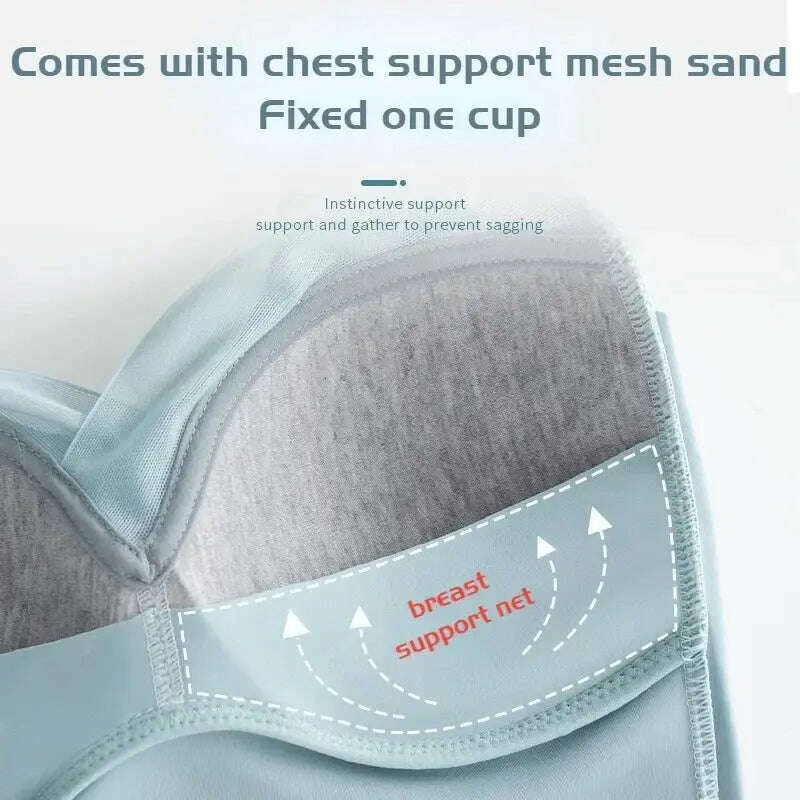 Seamless Large Size Bra: Anti-Sagging, Wire-Free, Comfortable - D&M Boutique