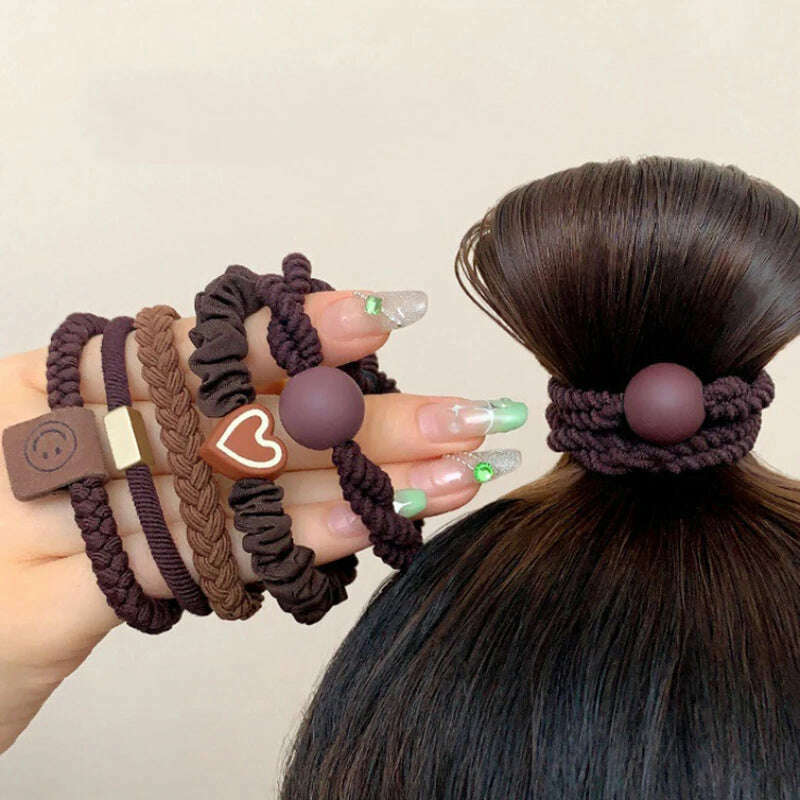 Elastic Hair Ties Scrunchies for Women and Girls