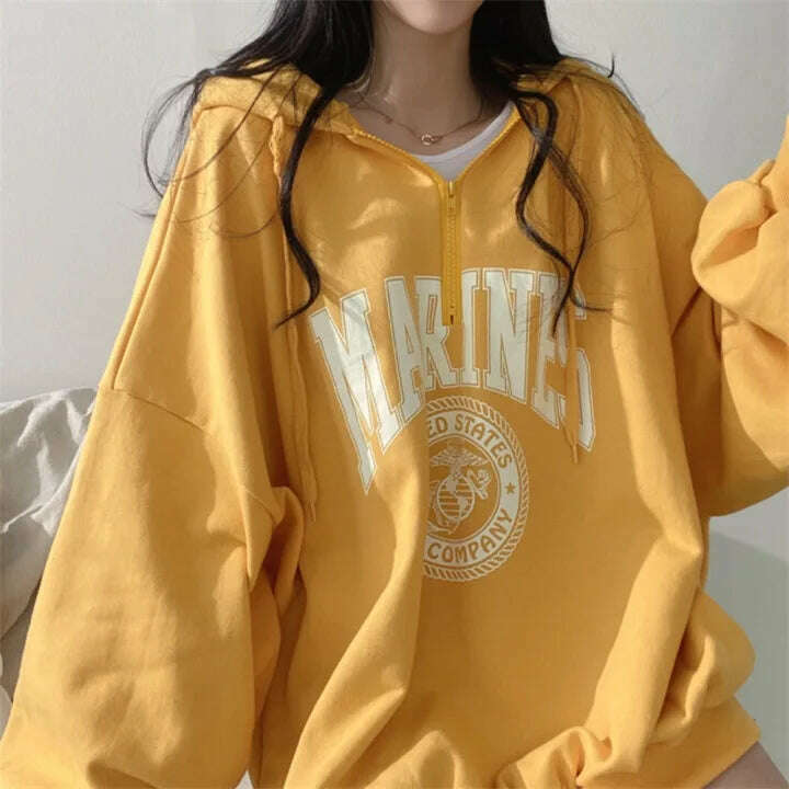 2024 Women's Oversized Casual Warm Zipper Hoodie Jacket - D&M Boutique