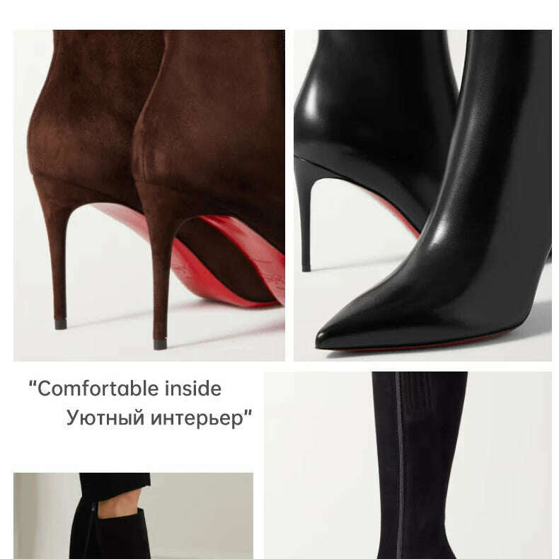 Ods Pointed Toe Knee High Boots