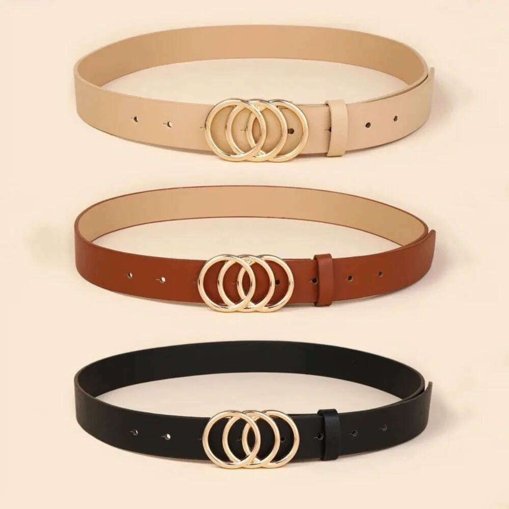 Waist Decoration Fashion Versatile Leather Belt
