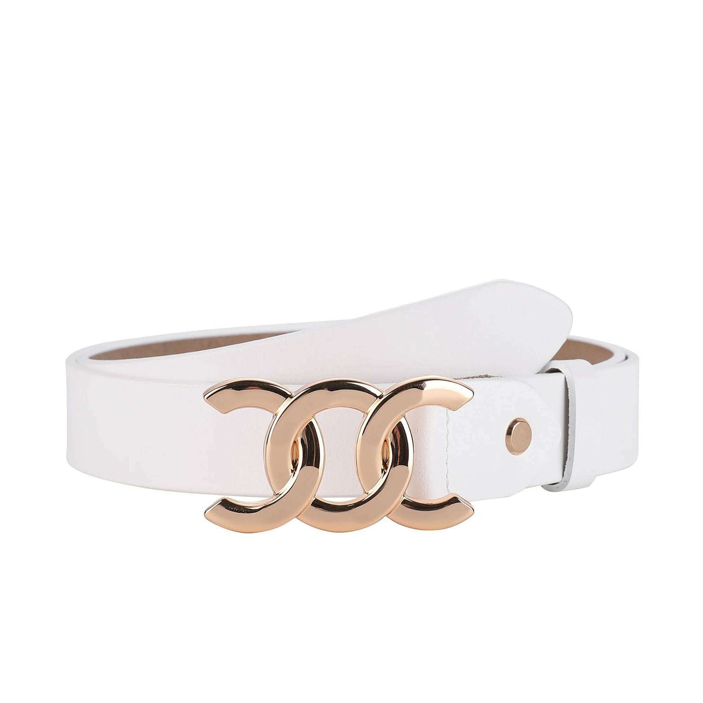 Genuine Leather Decorative Thin Women's Belt
