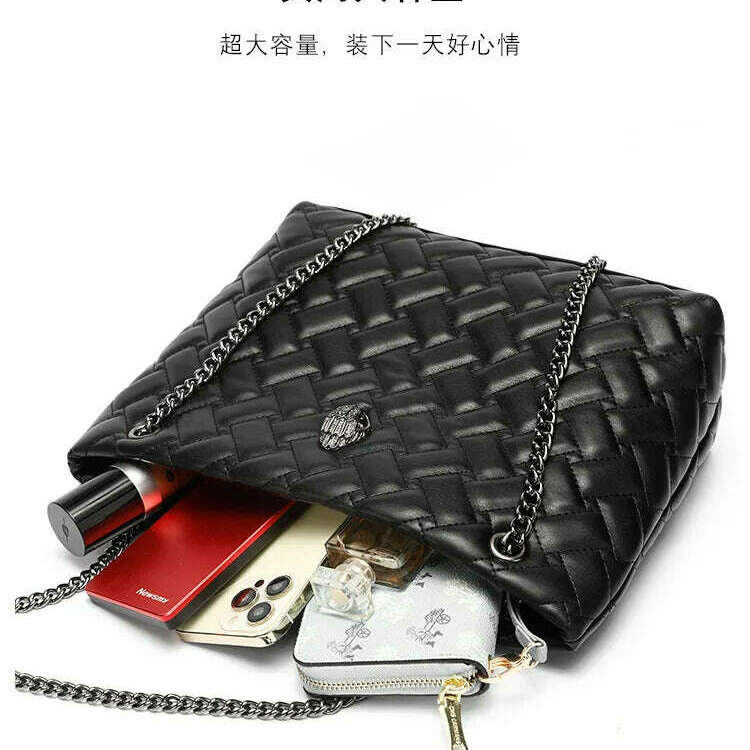 Kurt Geiger London women's luxury tote with eagle head