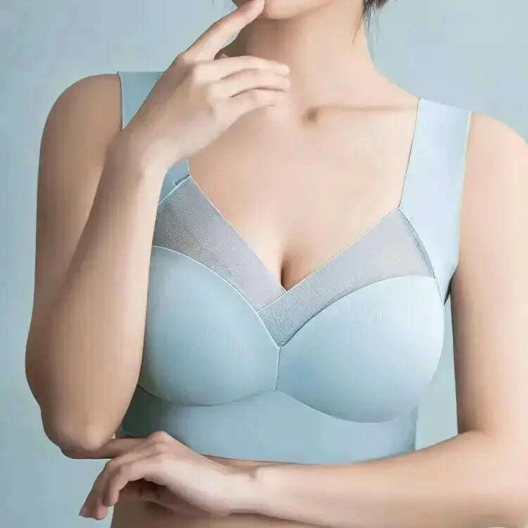 Seamless Large Size Bra: Anti-Sagging, Wire-Free, Comfortable - D&M Boutique