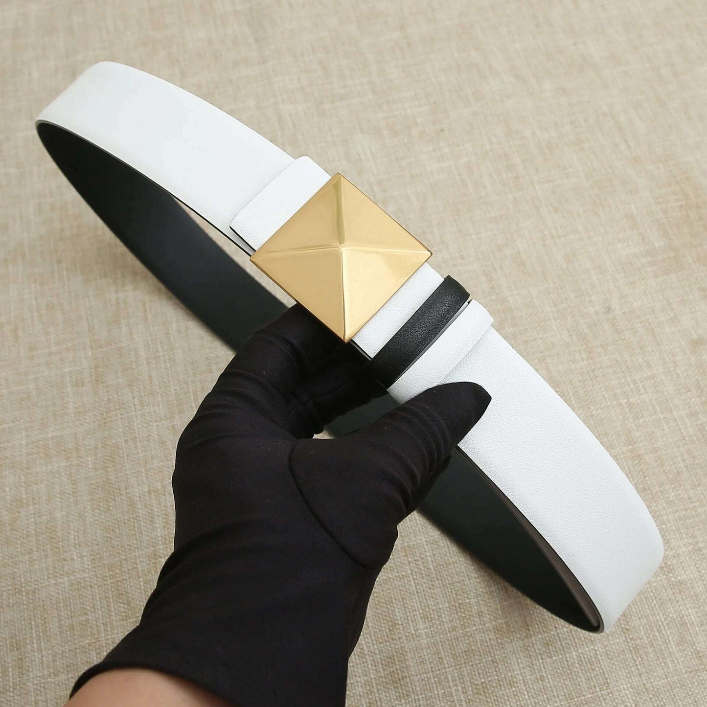 2024 Luxury Reversible Leather Belt