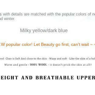 Autumn/Winter Wool Sweater – Round Neck, Color-Block, All-Match Top - D&M Boutique