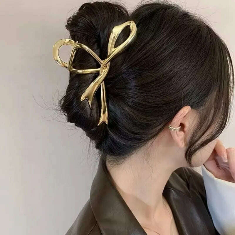 2024 Parcce Vintage Ribbon Bow Hair Claws