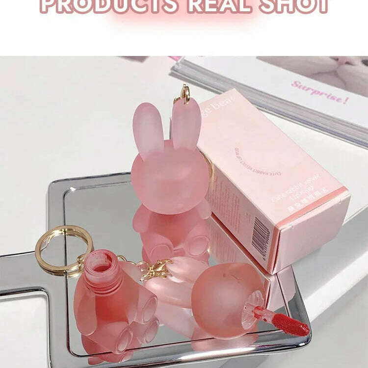 Gege Bear Rabbit Lip Glaze – Matte Velvet Lip Clay