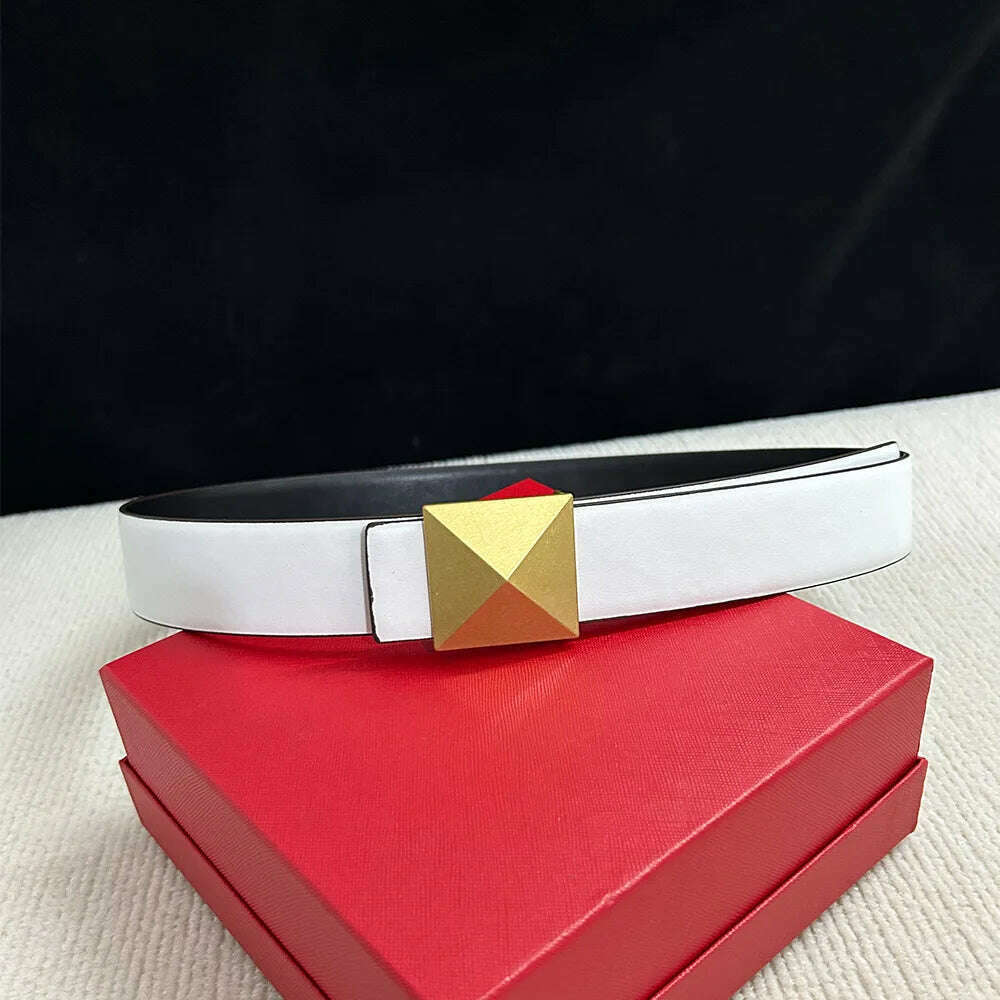 2024 Luxury Reversible Leather Belt
