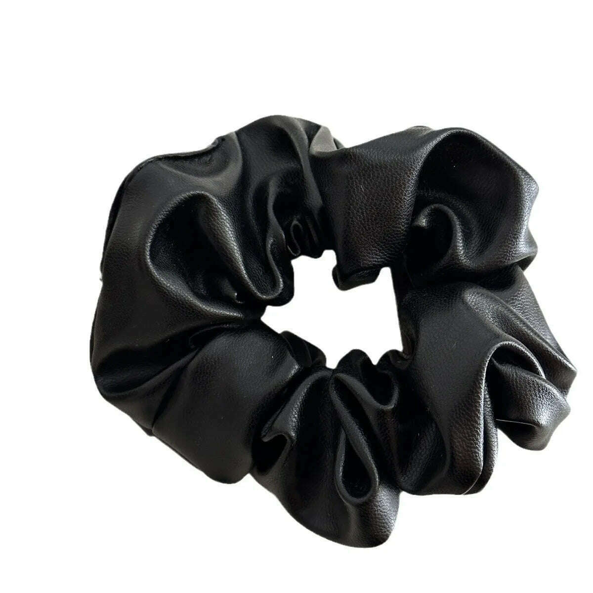 Women Artificial Leather Scrunchies