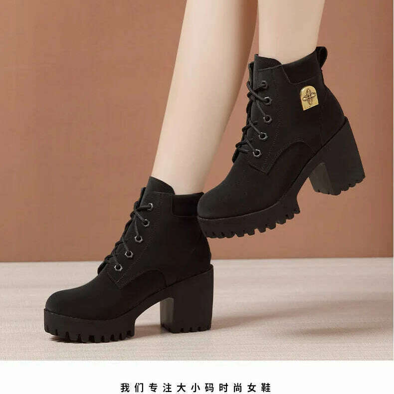 Elegant High Heel Ankle Boots for Women