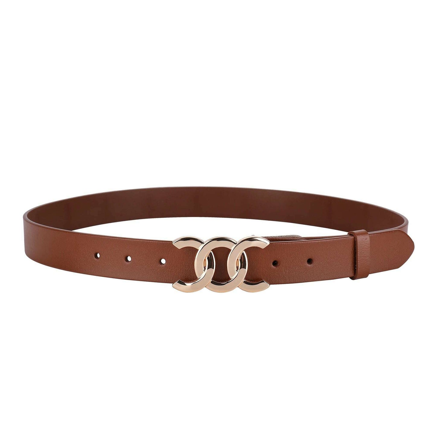 Genuine Leather Decorative Thin Women's Belt