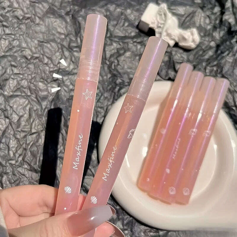 MAXFINE Transparent Water Gloss Lip Balm – Moisturizing Lip Gloss