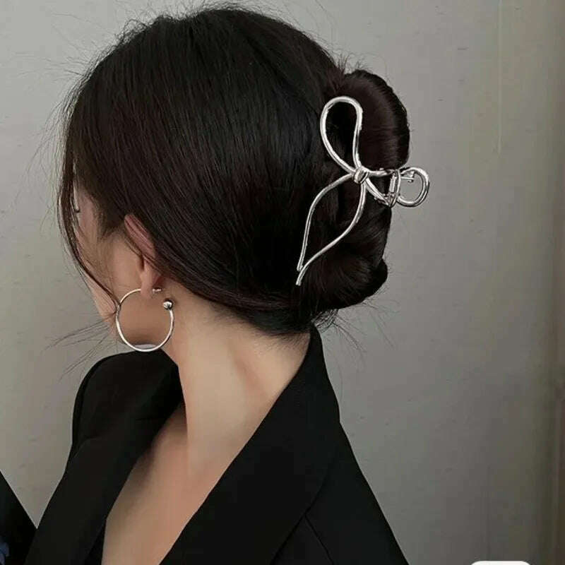 2024 Parcce Vintage Ribbon Bow Hair Claws