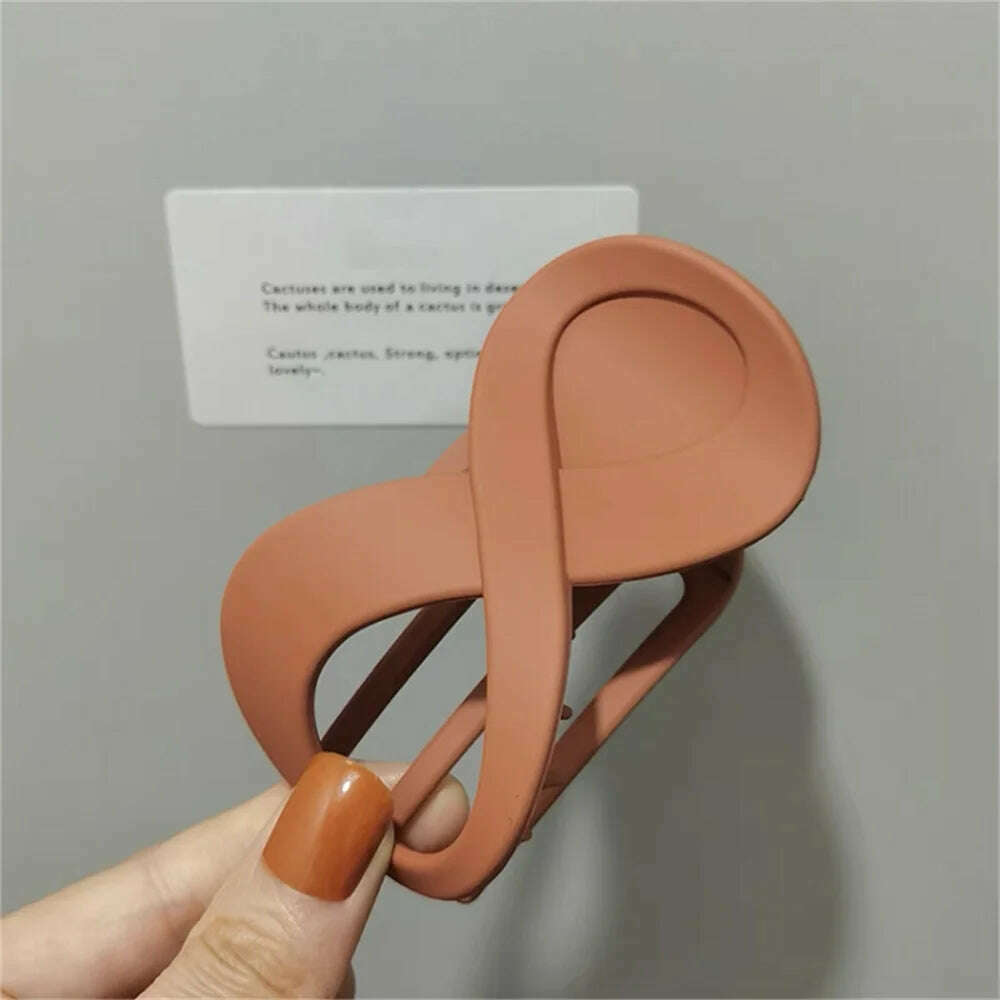 Frosted Leopard Hair Claw for Women