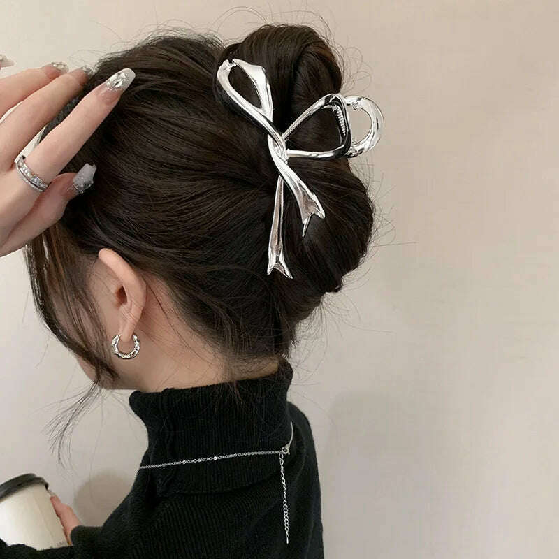 2024 Parcce Vintage Ribbon Bow Hair Claws
