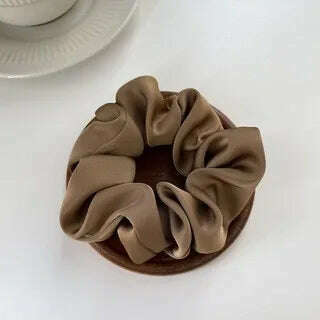 Oversize Satin Scrunchies Elastic Hair Ties