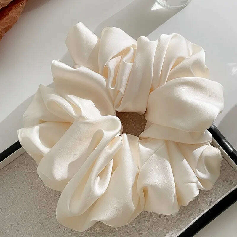Oversize Satin Scrunchies Elastic Hair Bands