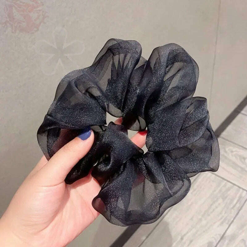 Summer Organza Silk Scrunchies
