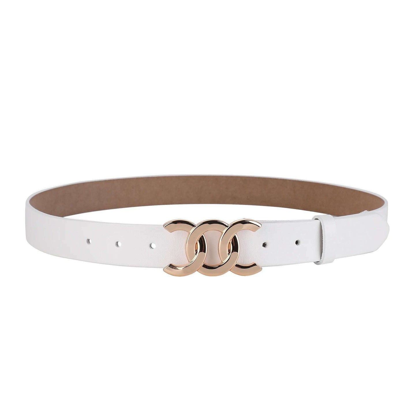 Genuine Leather Decorative Thin Women's Belt