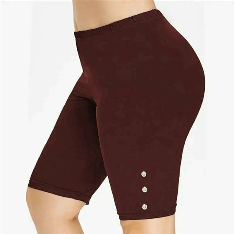 Ladies Biker Shorts – Stretch, Soft, Summer Sports Shorts - D&M Boutique