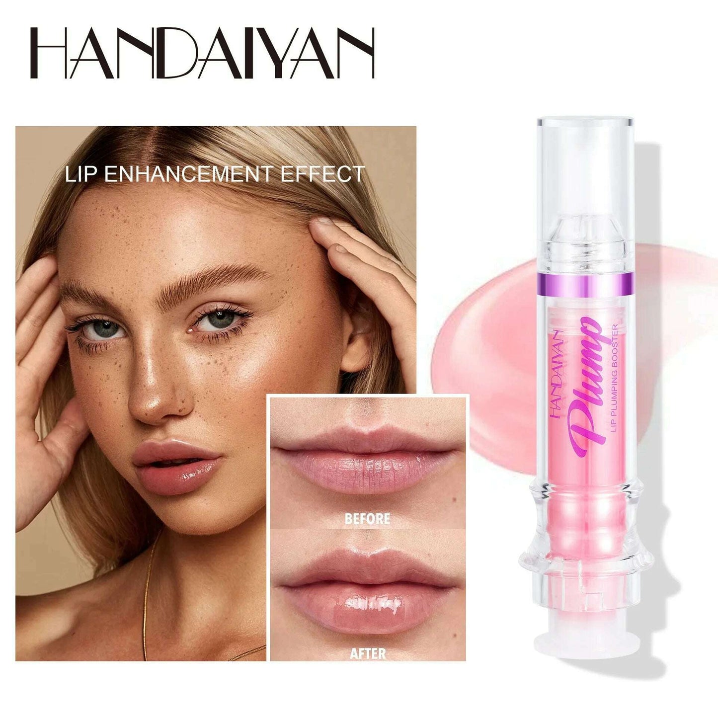 Handaiyan Lip Plumping Booster – Glitter Lip Gloss