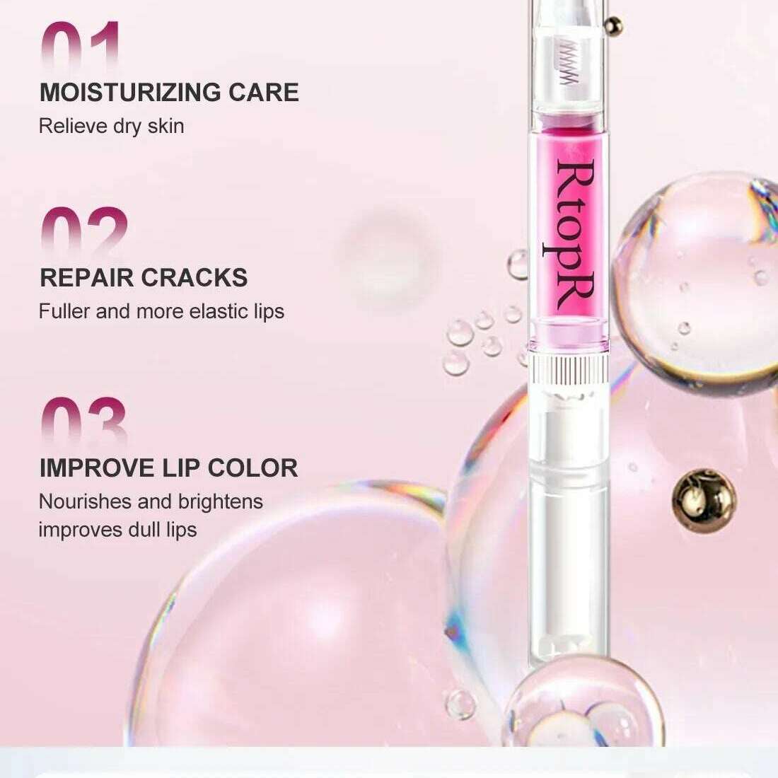RtopR Cherry Blossom Lip Gloss – Hydrating Mask