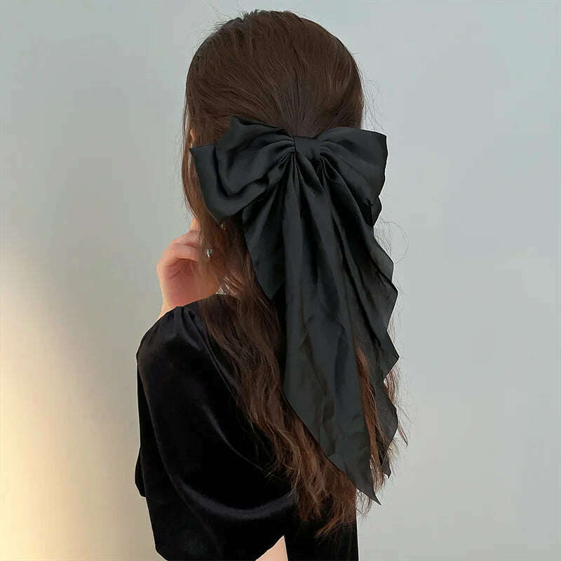 Bow Ribbon Hair Clip for Women
