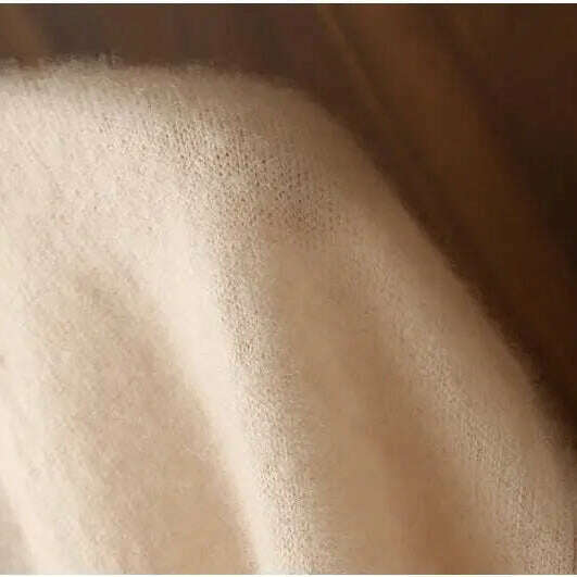 Japanese Kimono Cardigan Wool Sweater V-Neck Knitted Top - D&M Boutique
