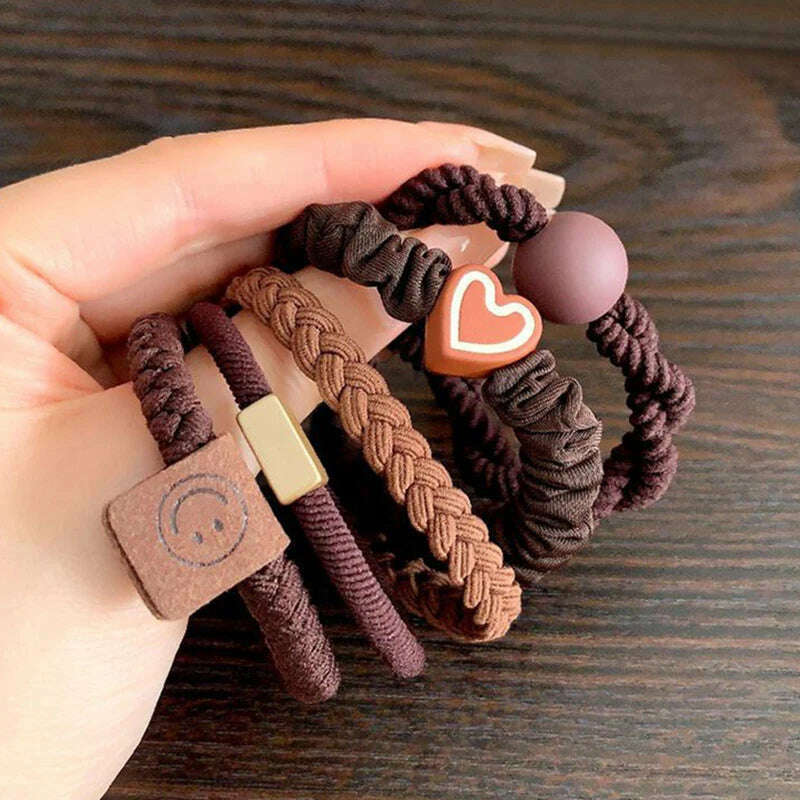 Elastic Hair Ties Scrunchies for Women and Girls