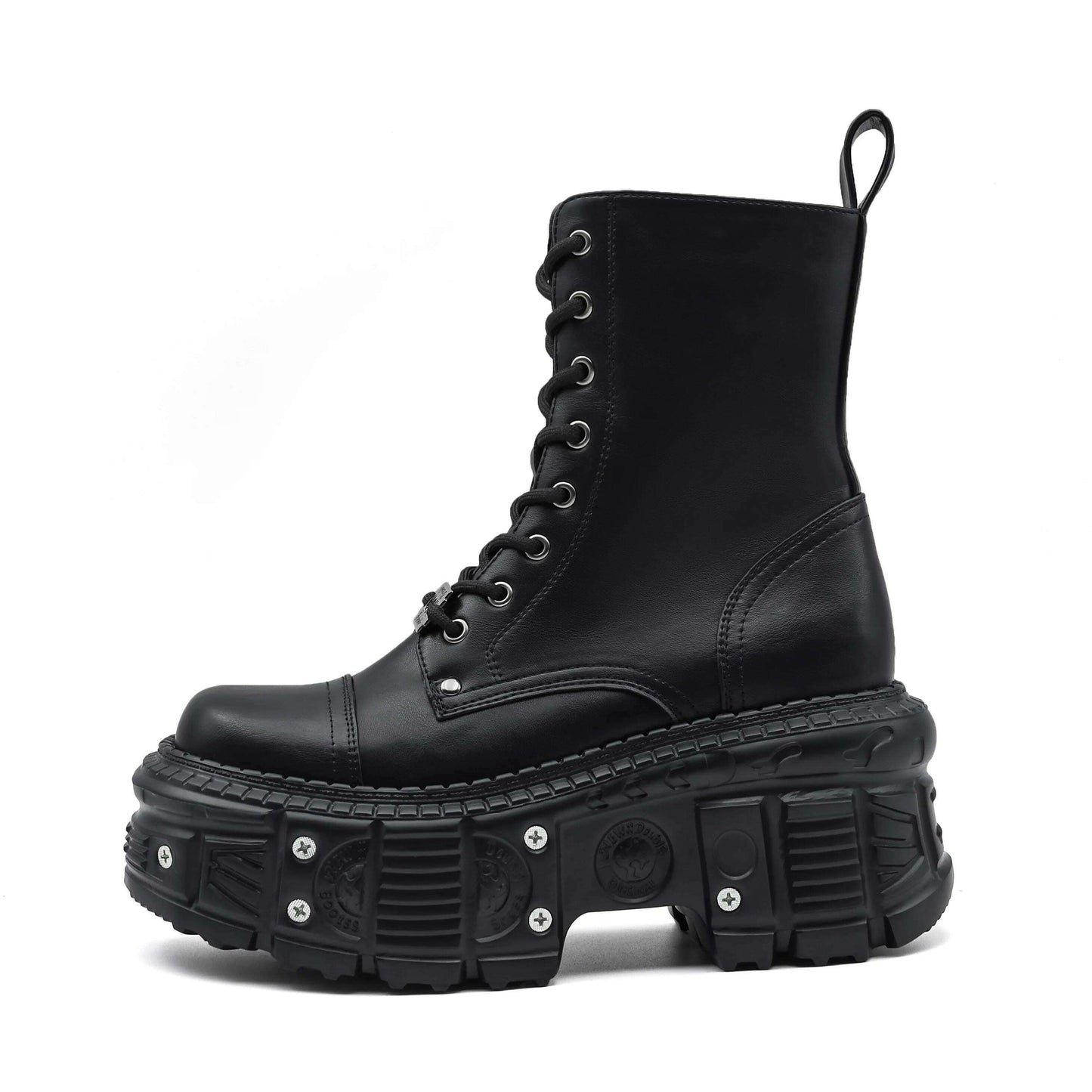2024 U-DOUBLE Women's Punk Platform Ankle Boots