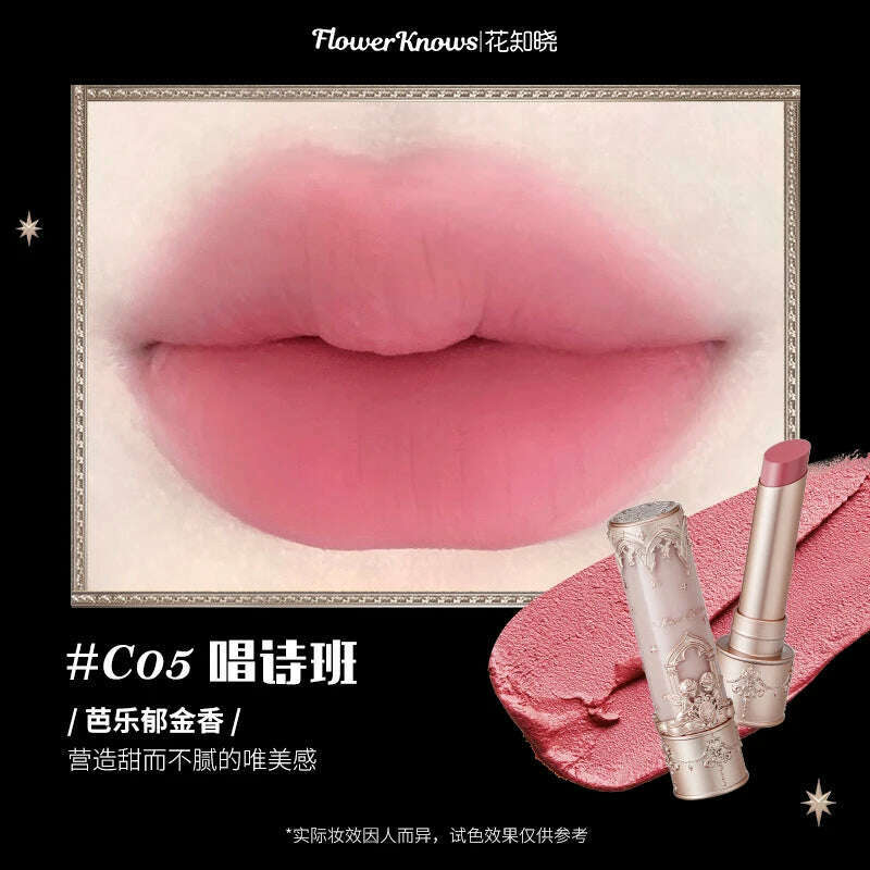 Flower Knows Little Angel Velvet Lipstick – Long-Lasting Matte