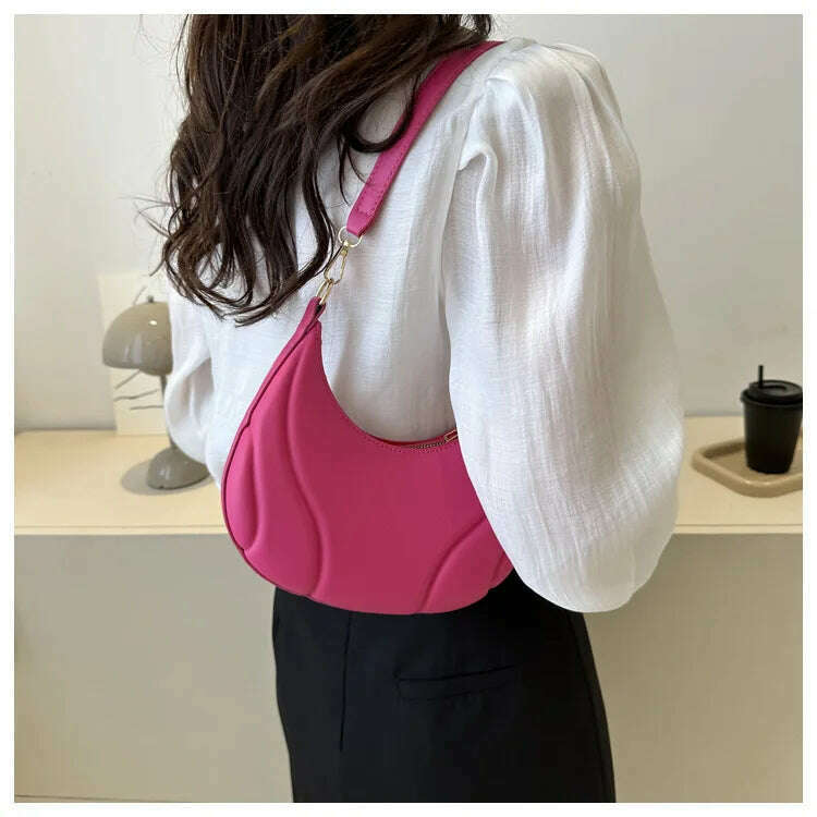 Retro Leather Shoulder Bags - Simple & Stylish Design