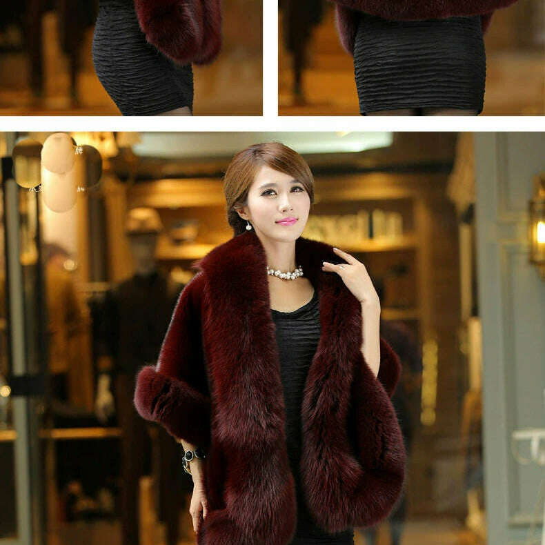 Elegant Faux Fur Bridal Wrap – Perfect for Winter Weddings