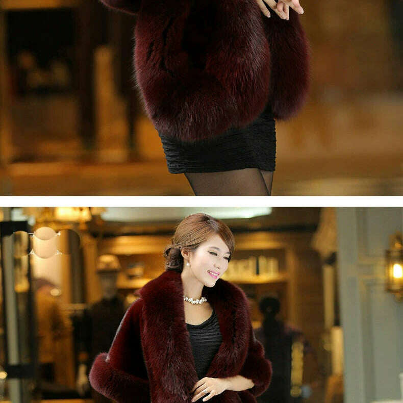 Elegant Faux Fur Bridal Wrap – Perfect for Winter Weddings