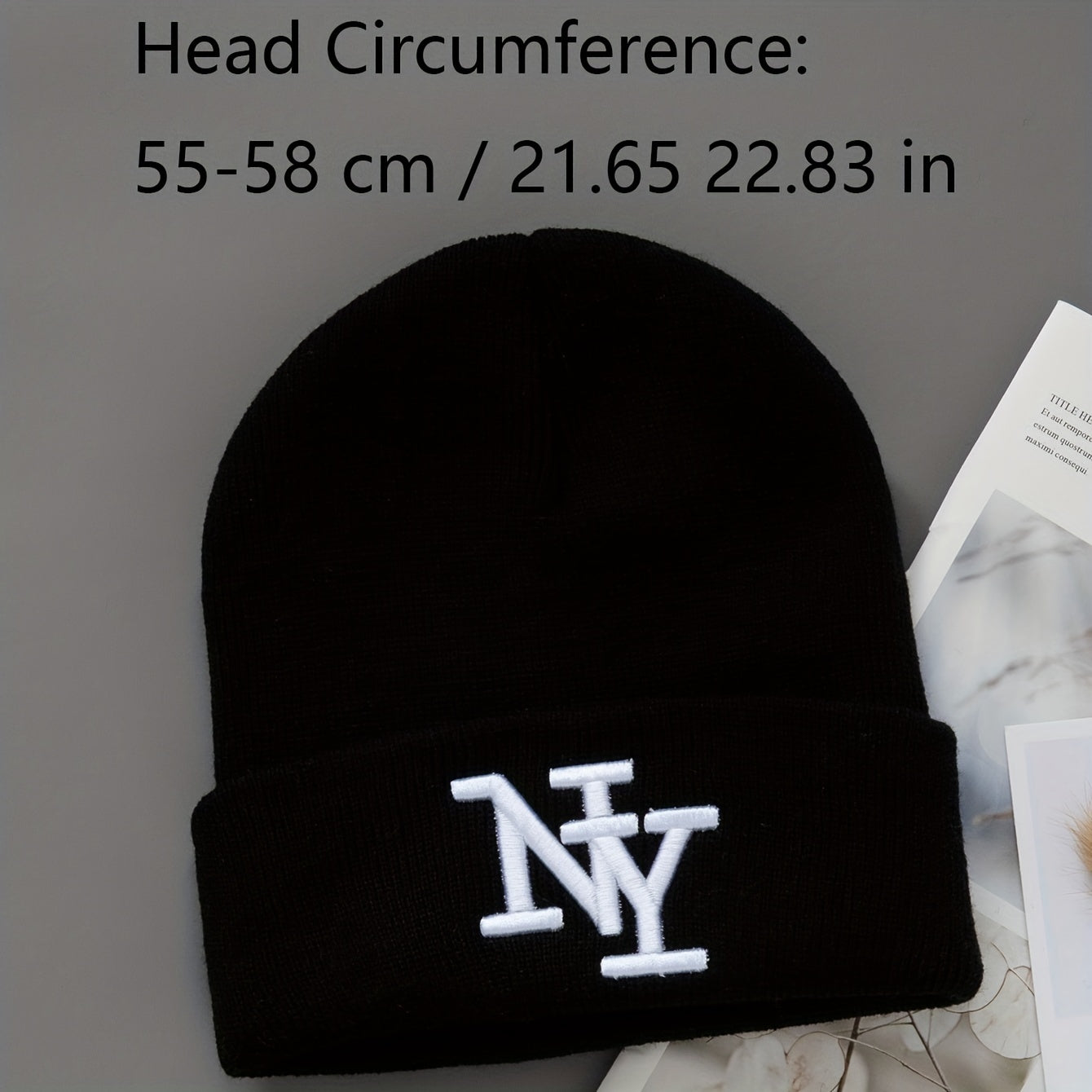 3-Pack Unisex Winter Beanie – Warm Solid Color Hat