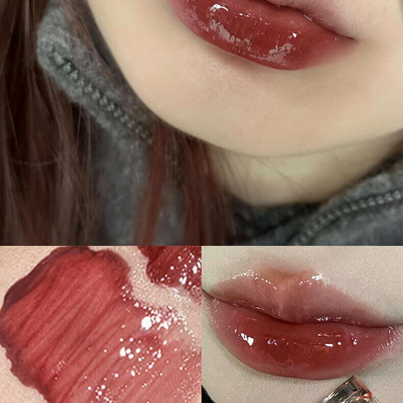 Bear Dudu Mirror Lip Glaze: Non-Fading, Whitening, Glossy Finish