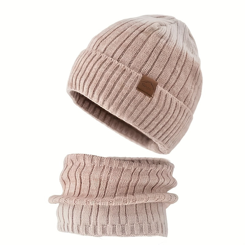 Winter Hat & Scarf Set – Women’s Plush Ear Warmer