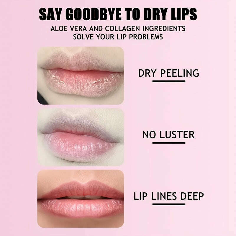 20pcs Collagen Crystal Lip Mask: Moisturize & Smooth