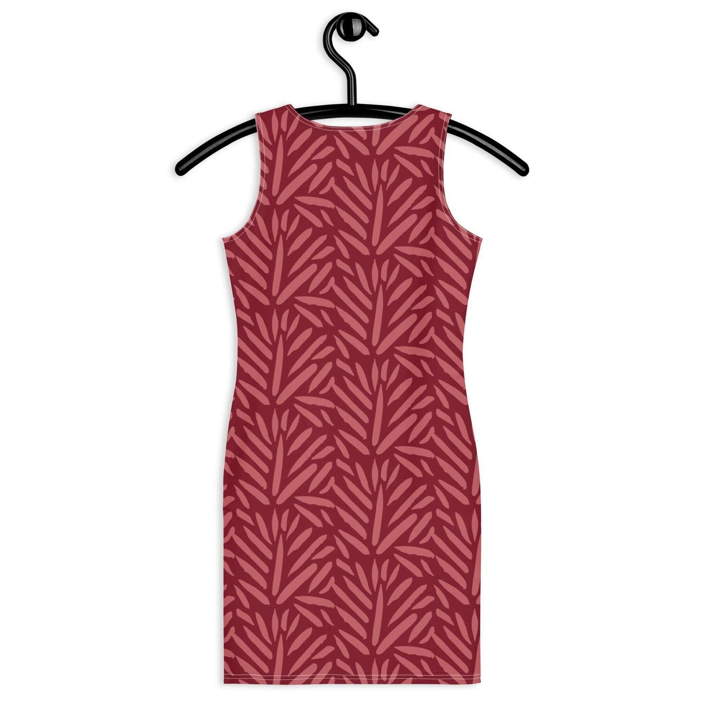 Burgundy Bodycon Dress – Sleek & Figure-Hugging