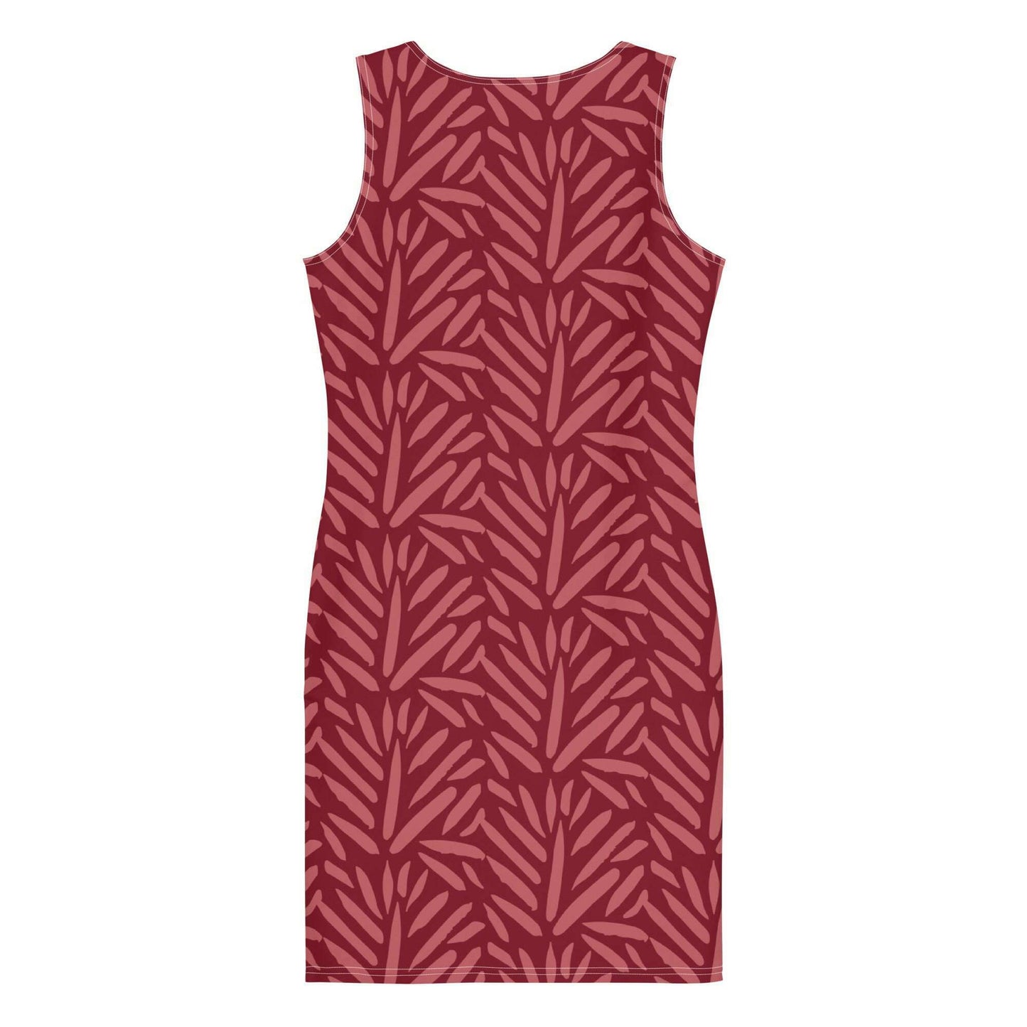 Burgundy Bodycon Dress – Sleek & Figure-Hugging