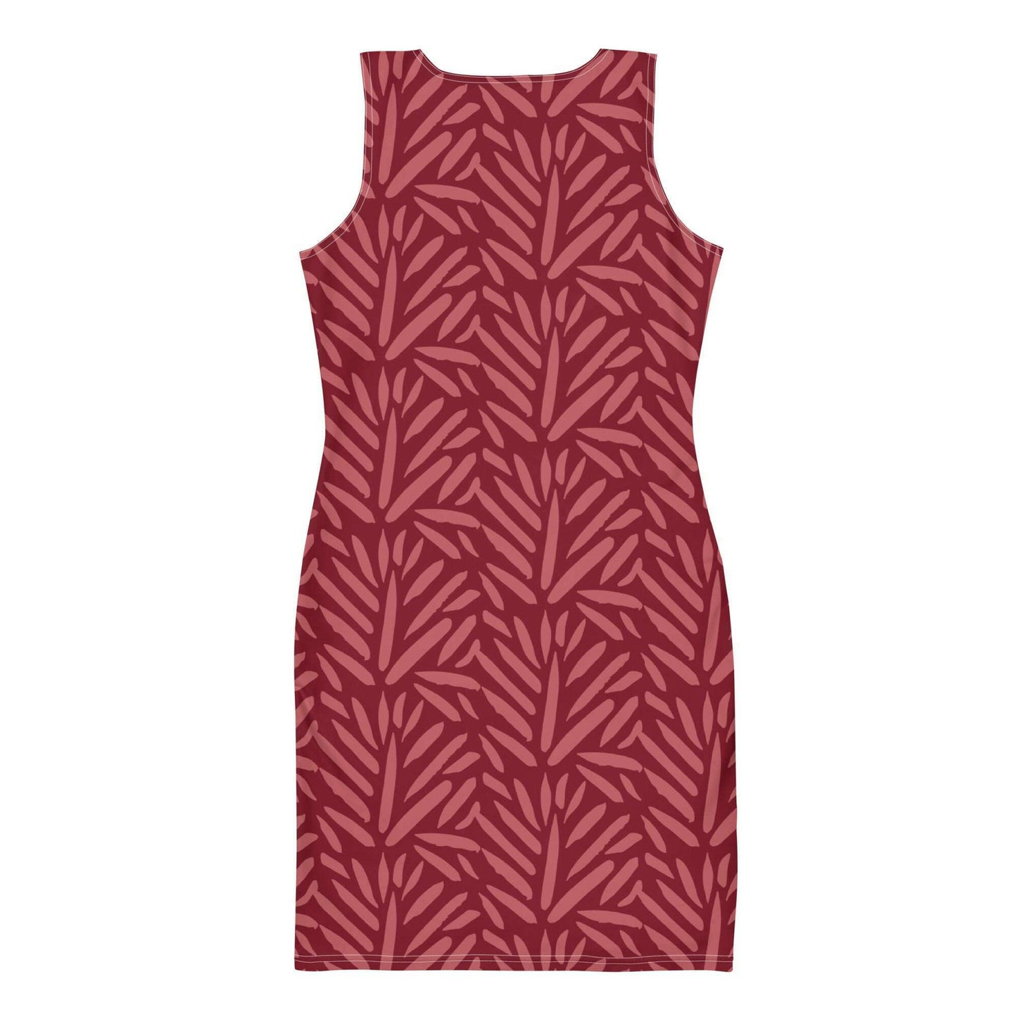 Burgundy Bodycon Dress – Sleek & Figure-Hugging
