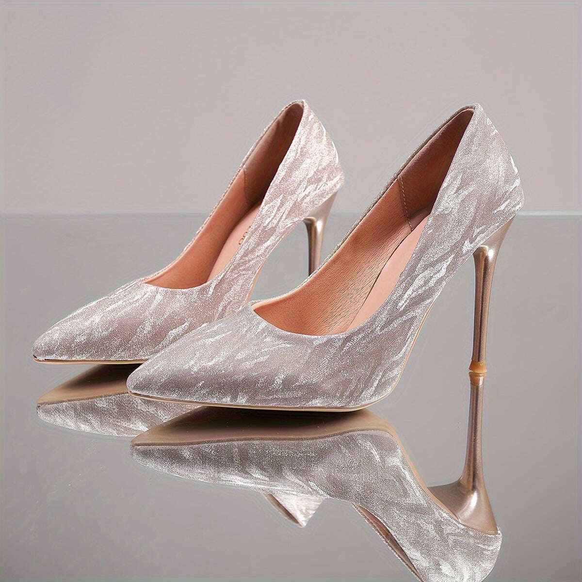 Elegant Women's Stiletto Heels - Sleek Pointed Toe, High Heel Dress Pumps for Weddings & Night Outs, Versatile Fashion Shoes, Maid Shoes, Slimming