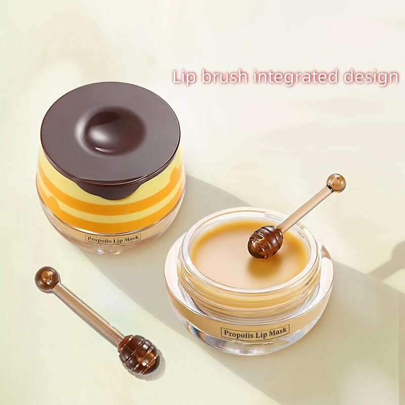 Nourishing Honey Lip Balm & Mask Duo: Hydrating & Repairing