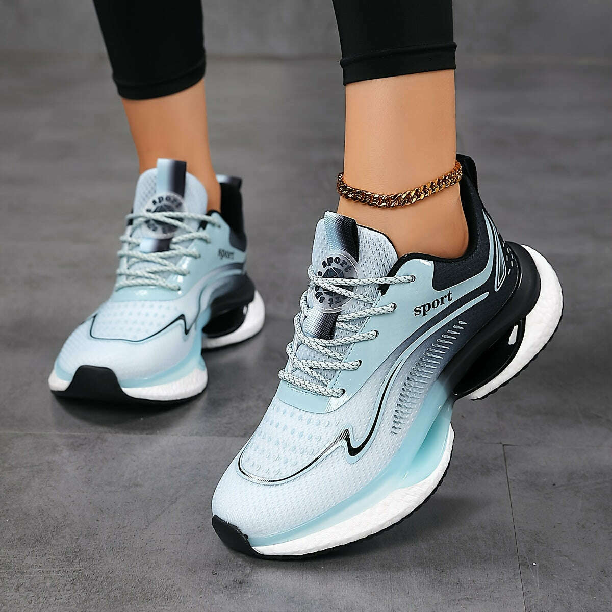 Women's Breathable Mesh Platform Sneakers