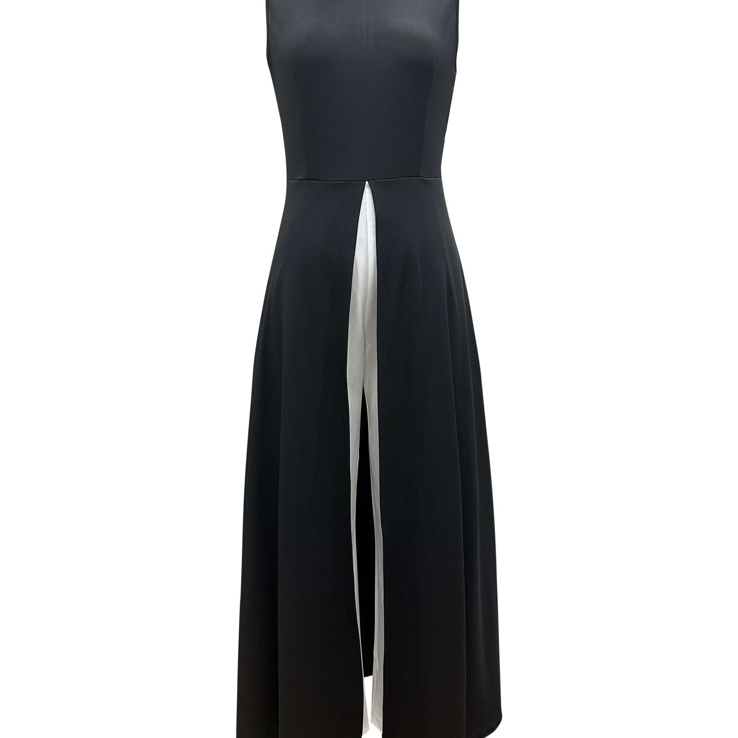 Vibrant Color Block Sleeveless Wide Leg Dress for Women - D&M Boutique