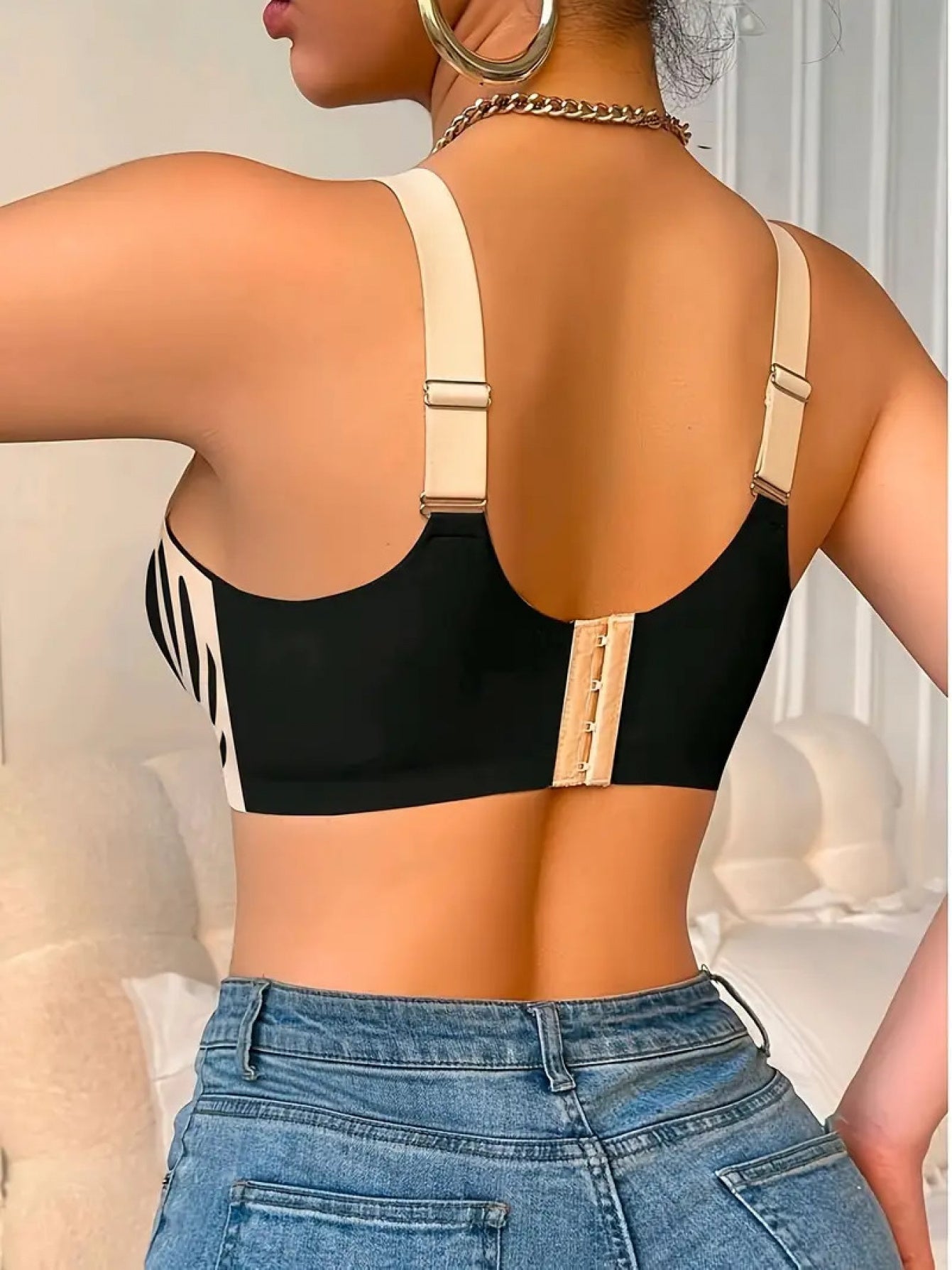 6-Pack Women'S Seamless Wireless Bras - Lightweight, Breathable, Moisture-Wicking Push-Up Bralettes with Adjustable Cross-Back Straps, Non-Removable Padded Cups for Everyday Comfort, Elegant Solid Color Design, Comfortable Un