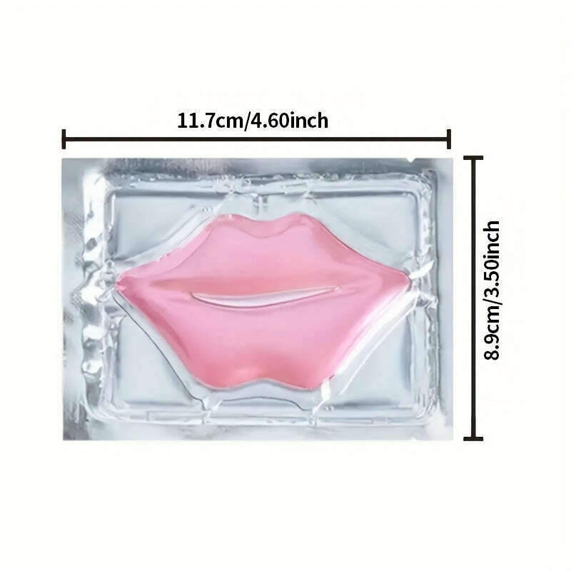 20pcs Collagen Crystal Lip Mask: Moisturize & Smooth